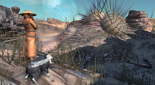 desert dystopian wasteland